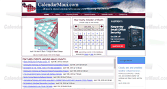 Desktop Screenshot of calendarmaui.com